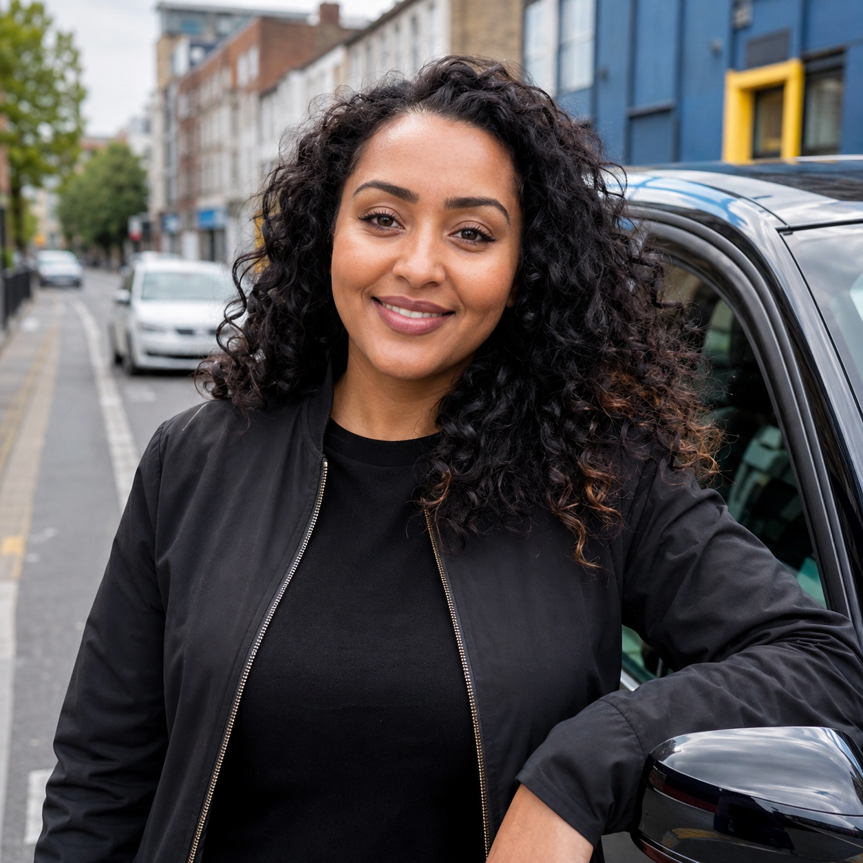 Aisha, un conducente con licenza indipendente